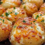 Air Fryer Cheesy Potatoes