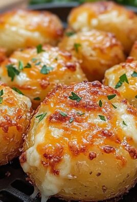 Air Fryer Cheesy Potatoes