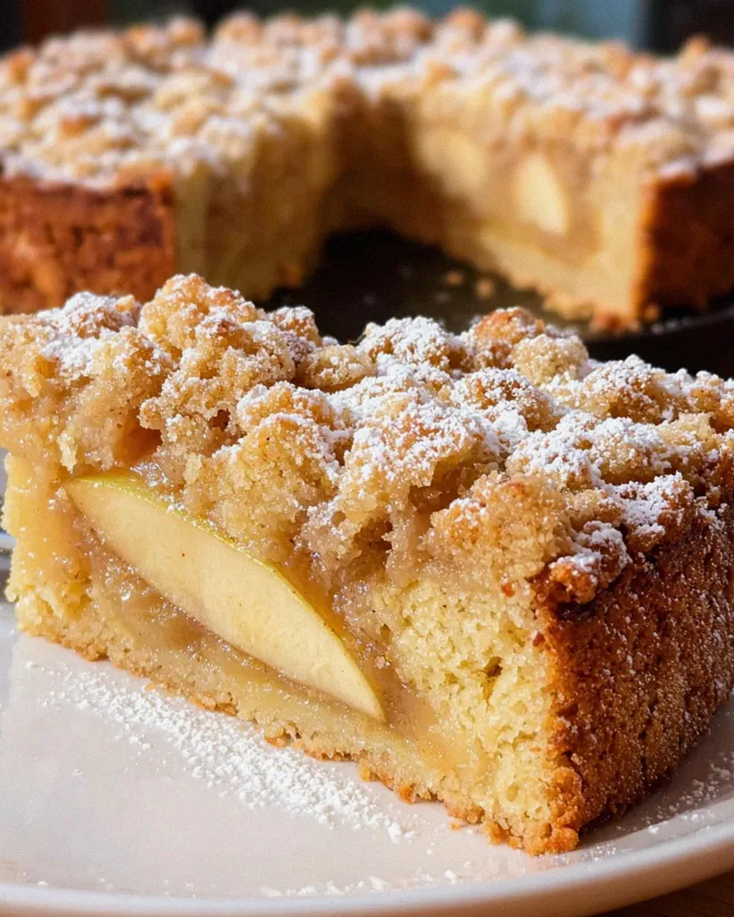 Apfelkuchen mit Apfelmus