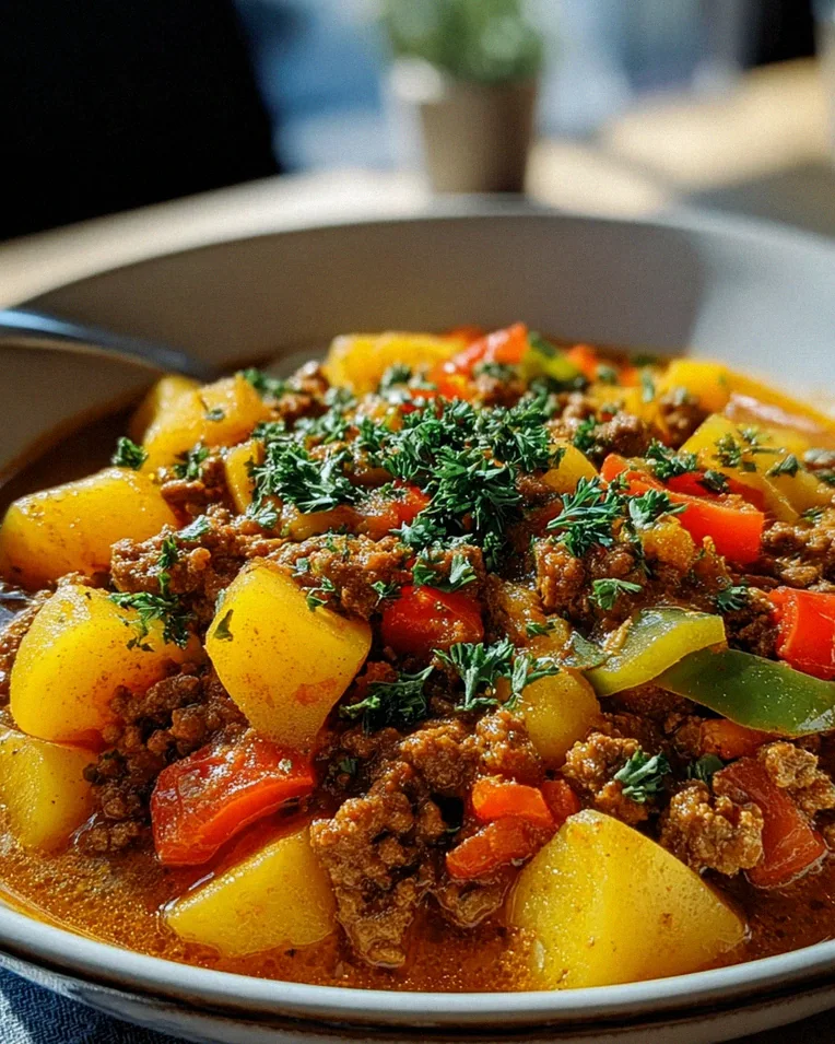 Bauerntopf mit Hackfleisch, Kartoffeln & Paprika genießen! – Schritt 2