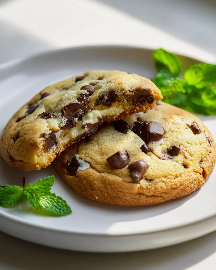 Cheesecake-gefüllte Chocolate Chip Cookies: Purer Genuss – Schritt 2