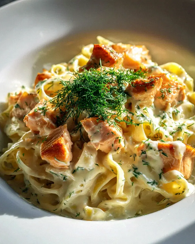 Cremige Lachs Pasta – Schnell & Lecker Abendessen! – Schritt 1