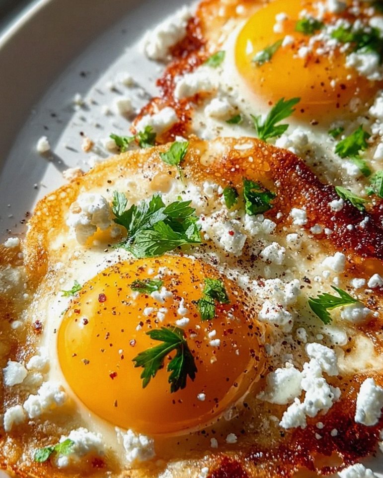 Crispy Feta Fried Eggs: Knusprige Eier mit Feta genießen! – Schritt 2
