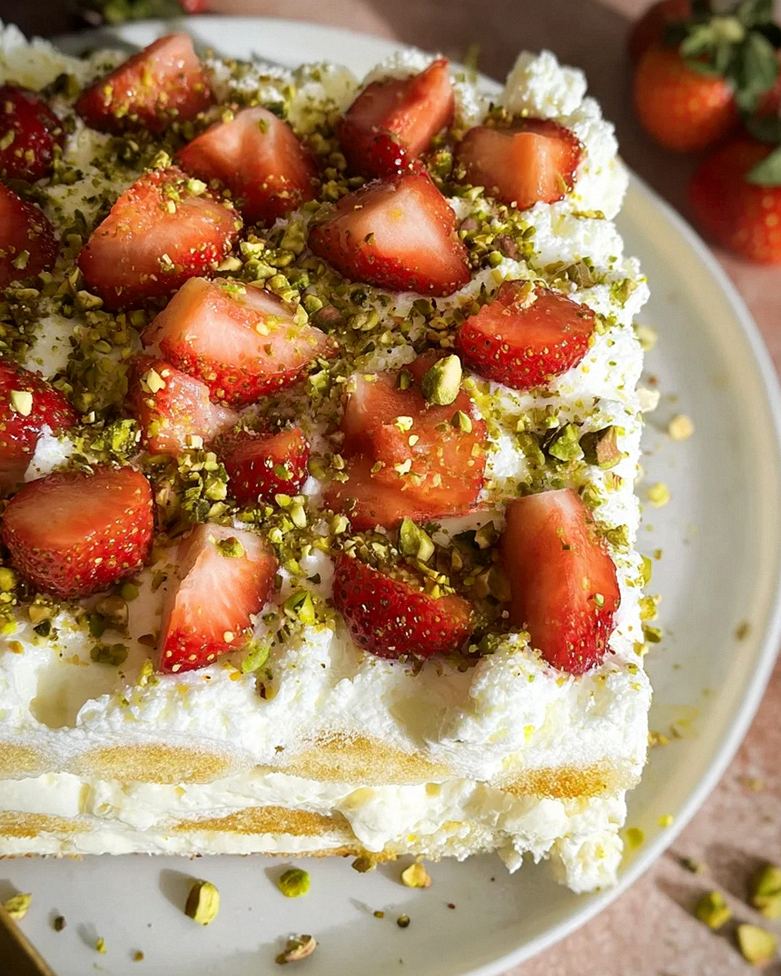 Das beste cremige Erdbeer-Tiramisu – Schritt 1