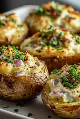 Gefüllte Kartoffeln nach Flammkuchen Art – Leckeres Rezept!