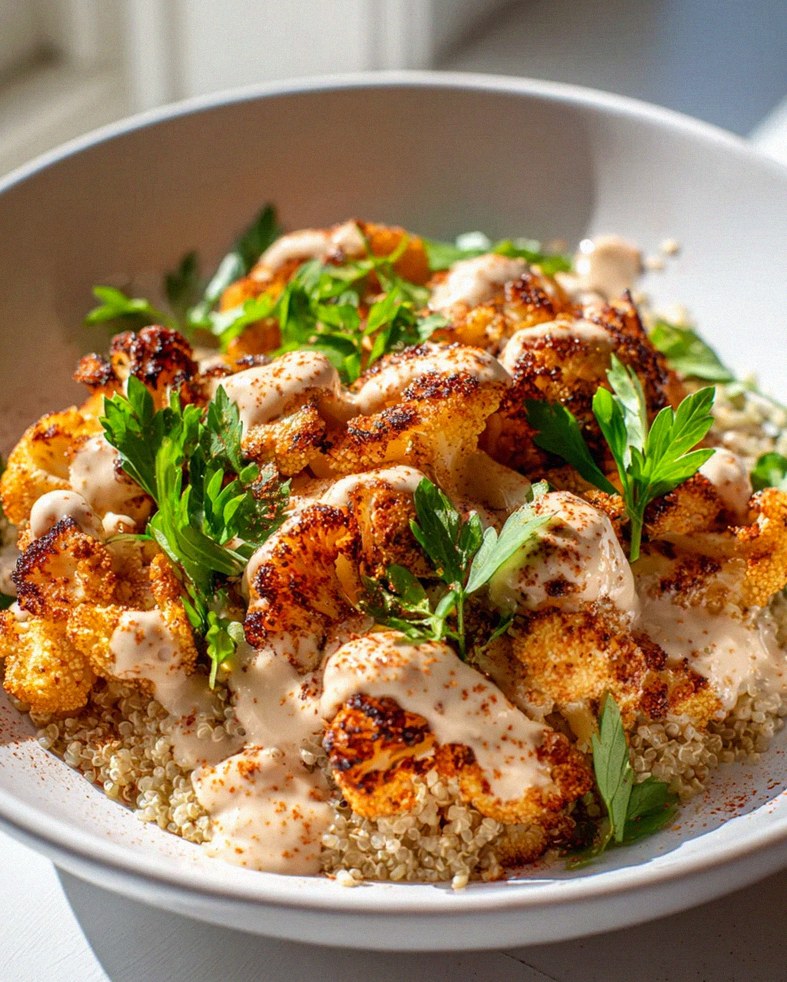 Gerösteter Blumenkohl-Tahini-Bowl: Dein gesundes Gericht! – Schritt 1