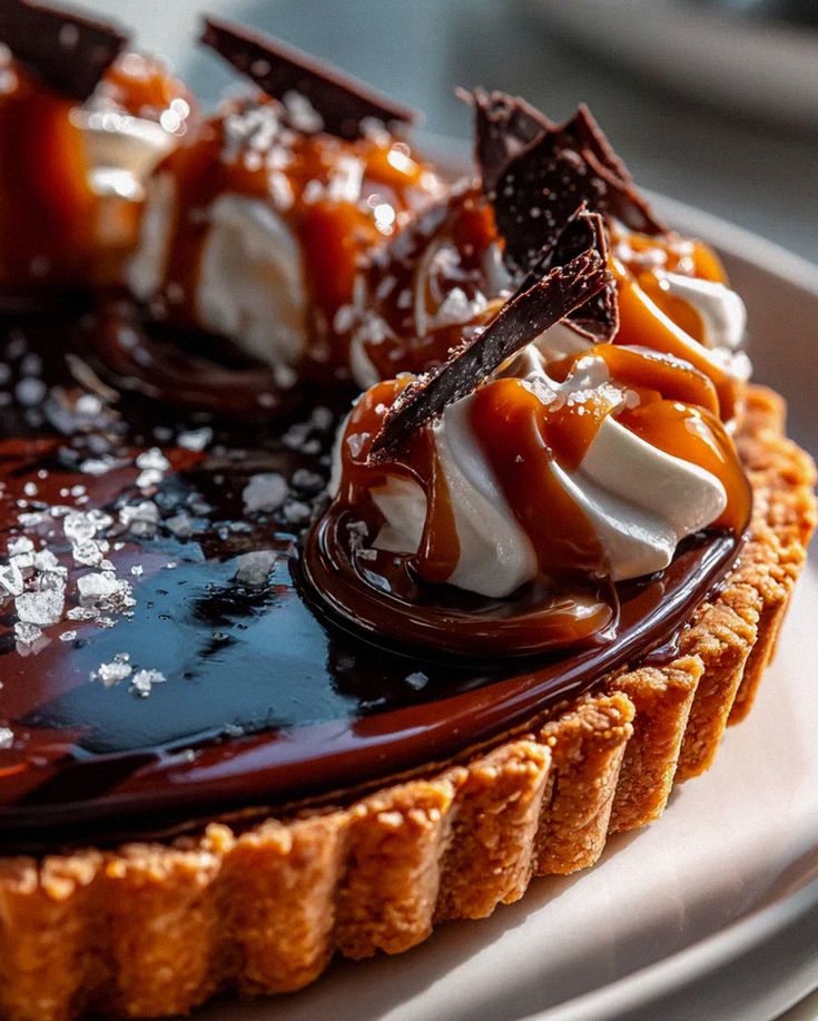 Gesalzener Karamell-Schokoladen-Tarte – Süß & Unwiderstehlich – Schritt 2