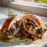 Gesunde Pilz-Gefüllte Hähnchenbrust: Lecker & Einfach Rezept