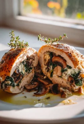 Gesunde Pilz-Gefüllte Hähnchenbrust: Lecker & Einfach Rezept
