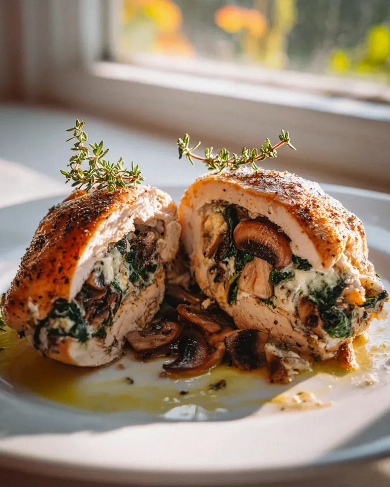 Gesunde Pilz-Gefüllte Hähnchenbrust: Lecker & Einfach Rezept – Schritt 1