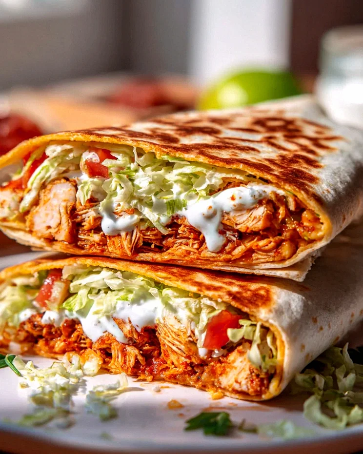 Gesunder Chicken Crunch Wrap Rezept – Einfach & Lecker – Schritt 2