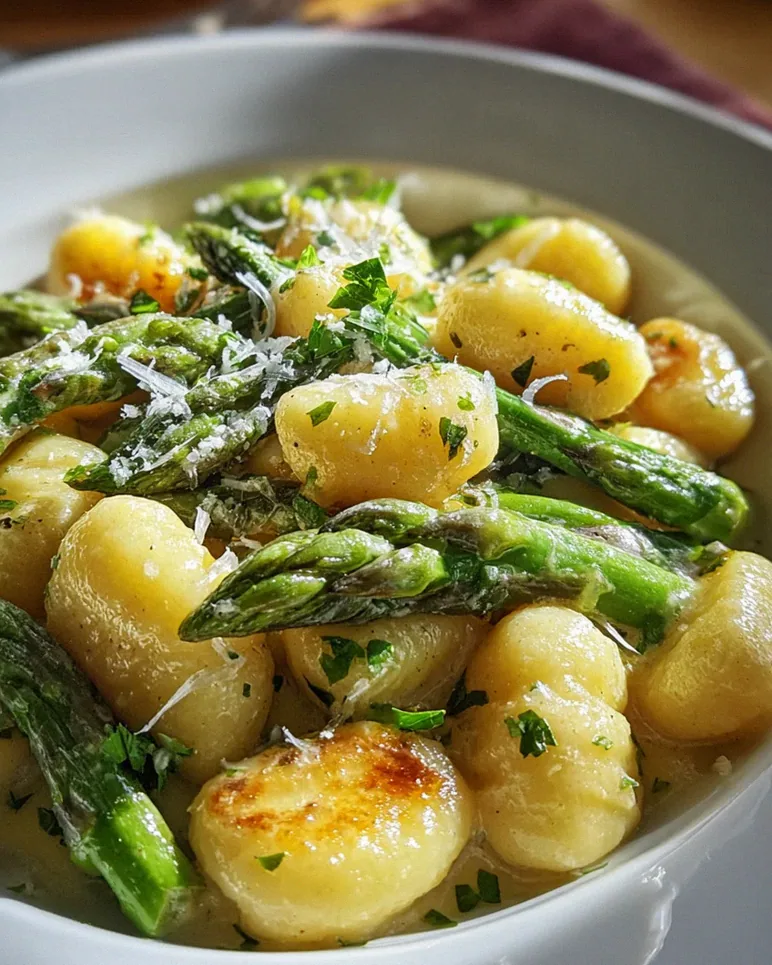 Gnocchi mit grünem Spargel – Schritt 1