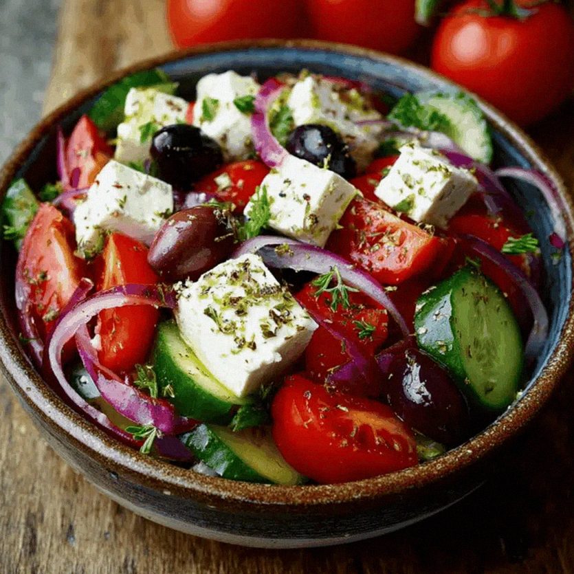 Griechischer Bauernsalat in 15 Minuten – Schritt 2