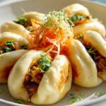 Herzhafte Bao-Buns mit eingelegtem Gemüse