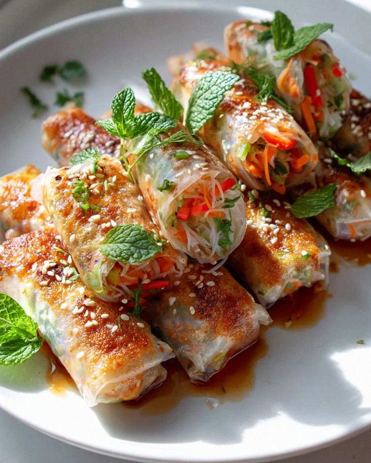 Knusprige Vegetarische Frühlingsrollen: Glasnudeln & Gemüse – Schritt 1