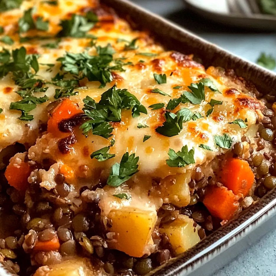 Köstlicher vegetarischer Linsenauflauf für jede Woche – Schritt 1