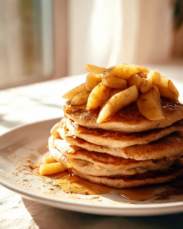 Leckere Apfel-Zimt-Pfannkuchen – Einfaches Rezept! – Schritt 2