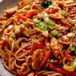 Leckere Hähnchen Teriyaki Nudeln – schnell & einfach!