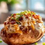 Mega Lecker! Gefüllte Kartoffeln mit Beef Putenspeck & Cheddar