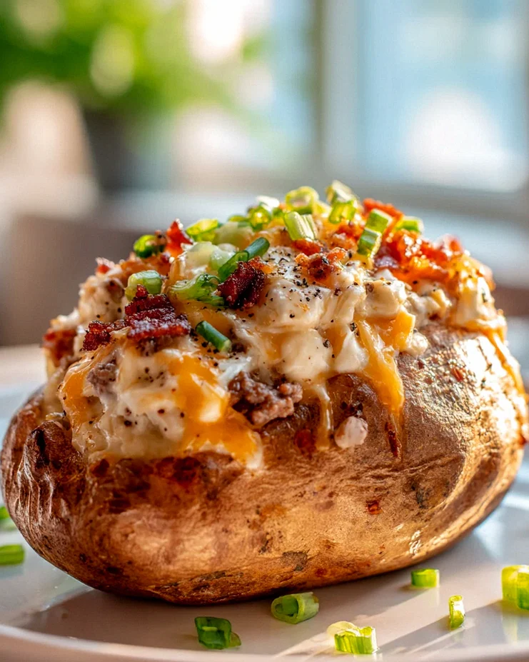 Mega Lecker! Gefüllte Kartoffeln mit Beef Putenspeck & Cheddar
