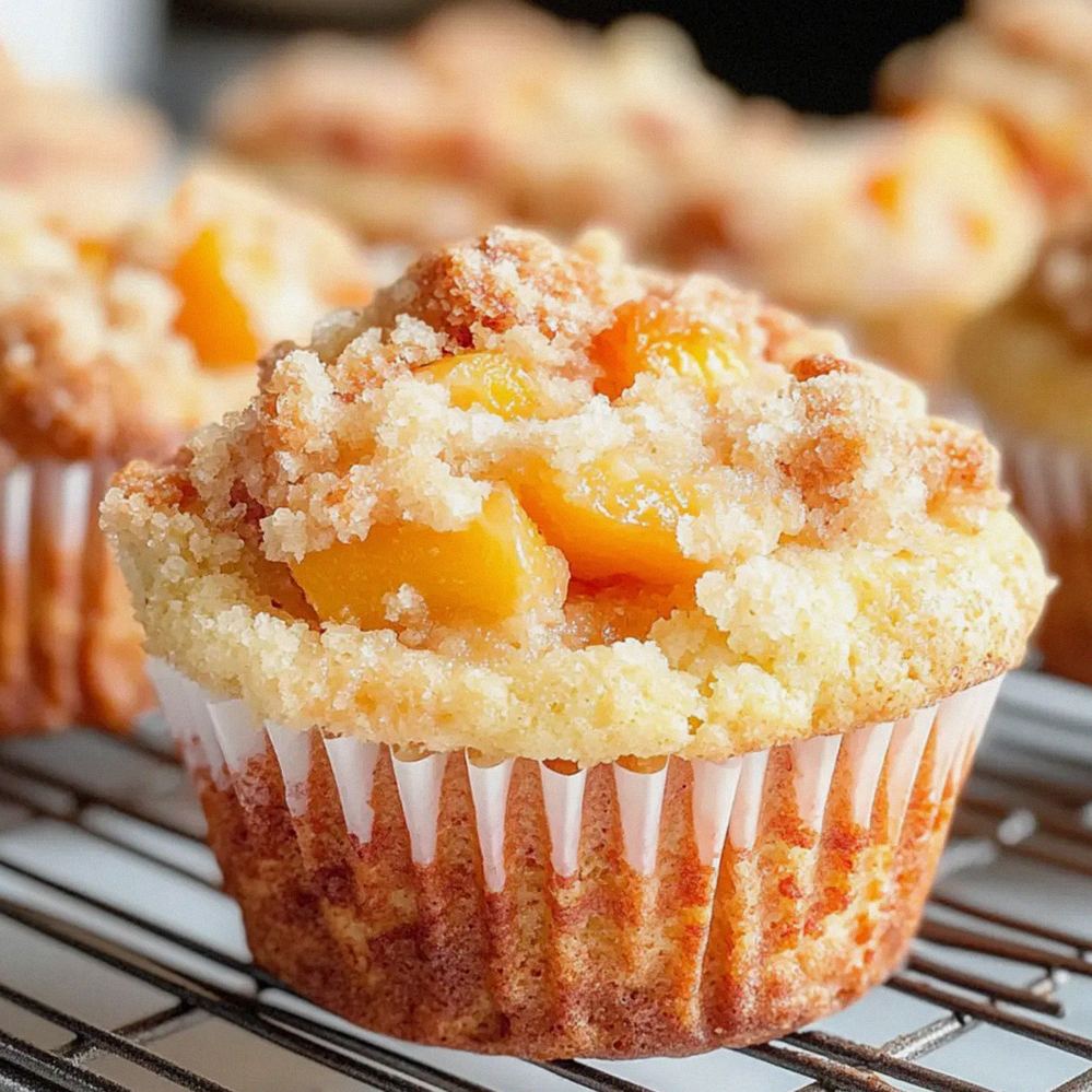 Pfirsichstreuselmuffins für den perfekten Frühstücksgenuss – Schritt 2
