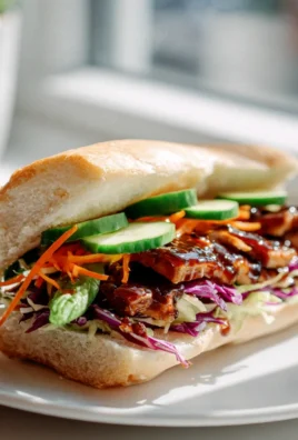 Pollo Teriyaki Sandwich mit Knackigem Gemüse – Schnell & Lecker!