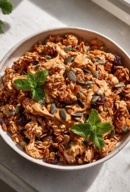 Protein Granola mit Erdnussbutter und Samen - Gesund & Lecker!