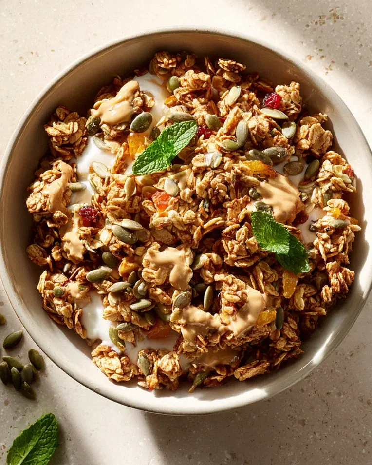Protein Granola mit Erdnussbutter und Samen - Gesund & Lecker! – Schritt 2