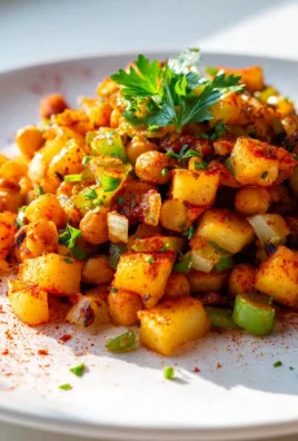 Rauchiger Paprika-Kichererbsen-Kartoffel-Hash – Lecker & Vegan