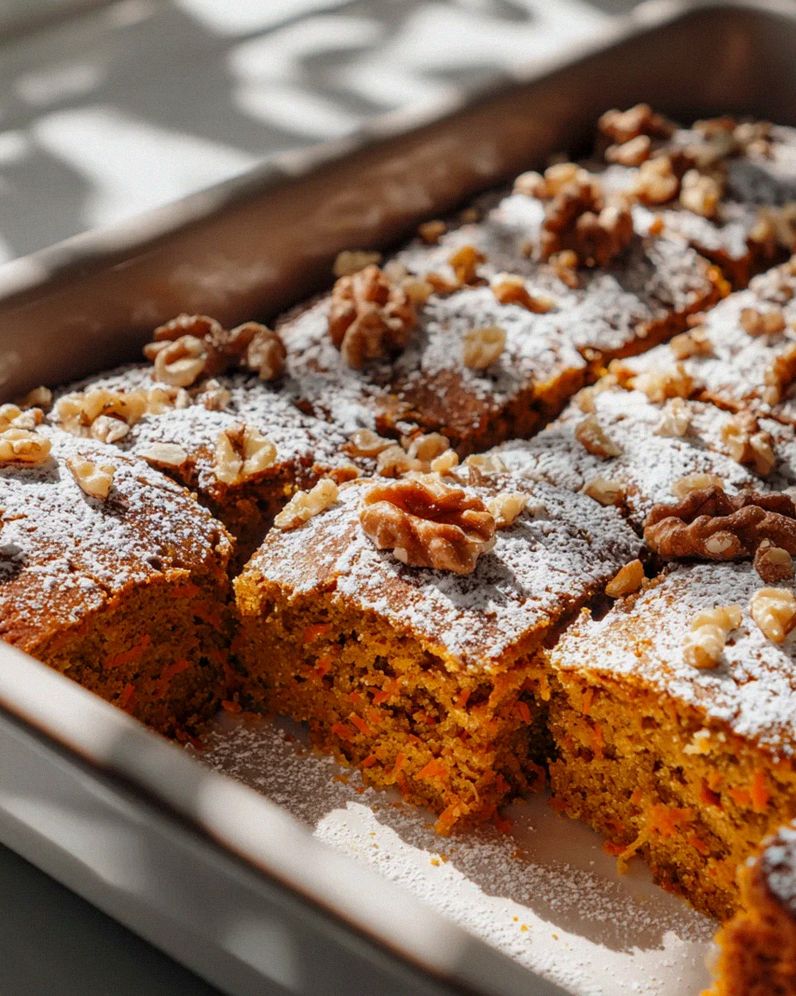 Saftiger Veganer Karottenkuchen Vom Blech mit Walnüssen – Schritt 2