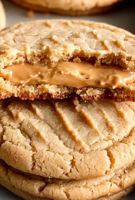 Sandwich-Kekse mit cremiger Erdnussbutterfüllung