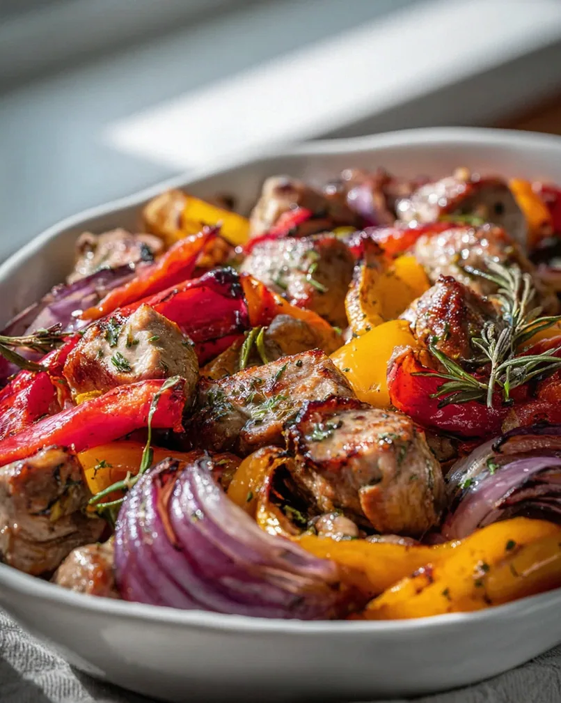 Schaschliktopf Herbst: Rindfleisch, Paprika & Kräuter Genuss – Schritt 2