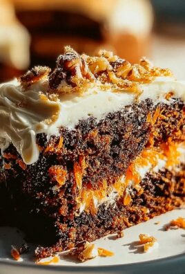 Schoko Karottenkuchen mit Frischkäse Frosting – ultimativ!