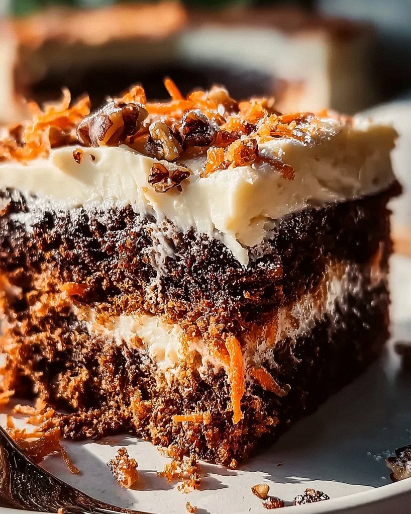 Schoko Karottenkuchen mit Frischkäse Frosting – ultimativ! – Schritt 2