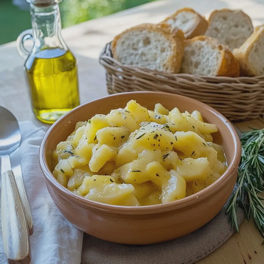Schwäbischer Kartoffelsalat mit Brühe Rezept einfach zubereiten – Schritt 1