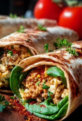 Selbstgemachte Proteinwraps