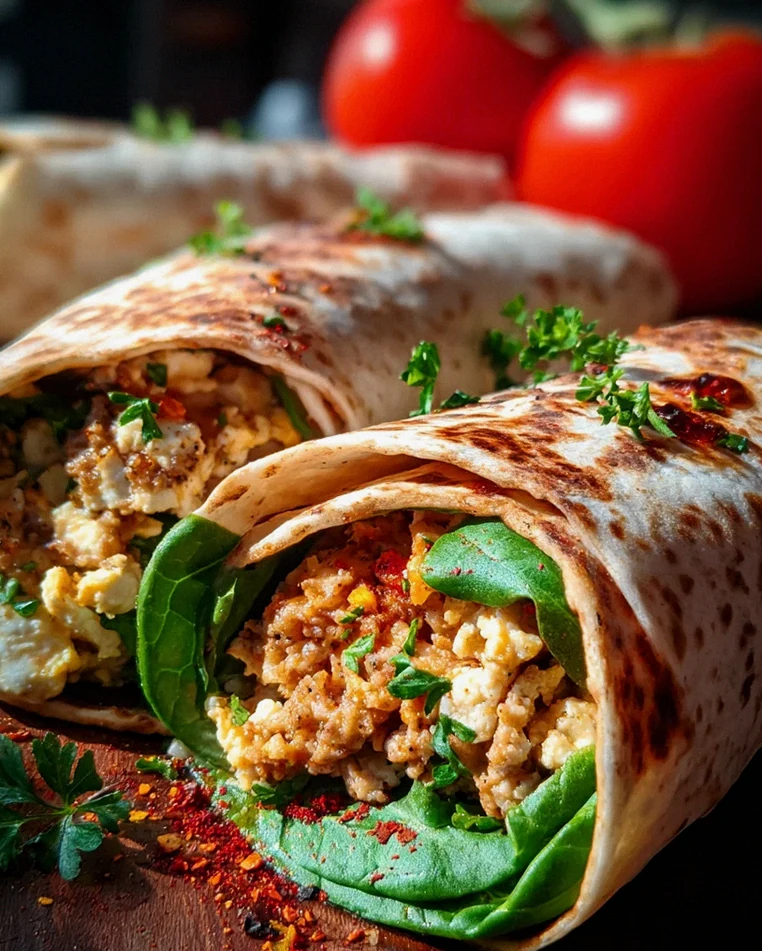 Selbstgemachte Proteinwraps
