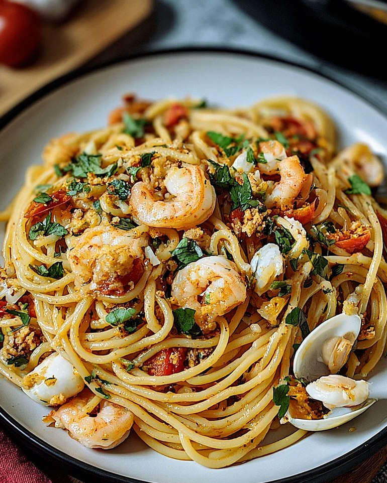 Spaghetti Frutti di Mare – Schritt 1