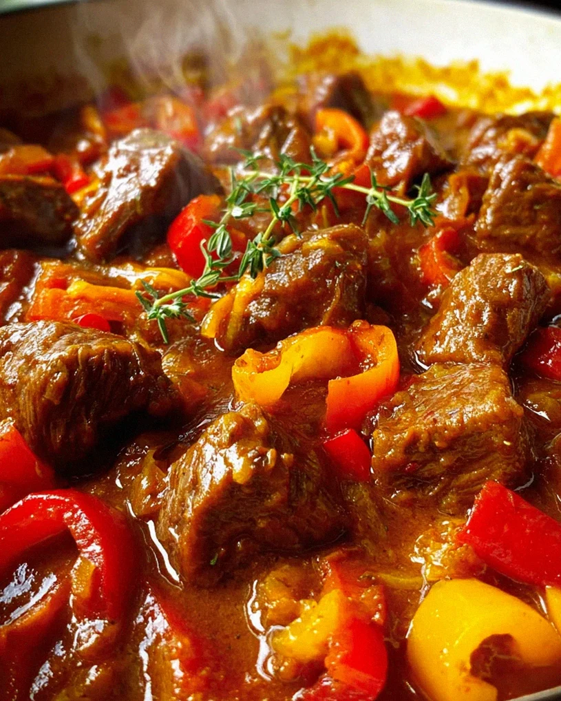 Ungarisches Paprika-Gulasch – Schritt 1