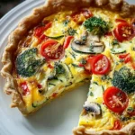 Vegetarische Bunte Gemüsequiche: Einfach, Gesund, Köstlich!