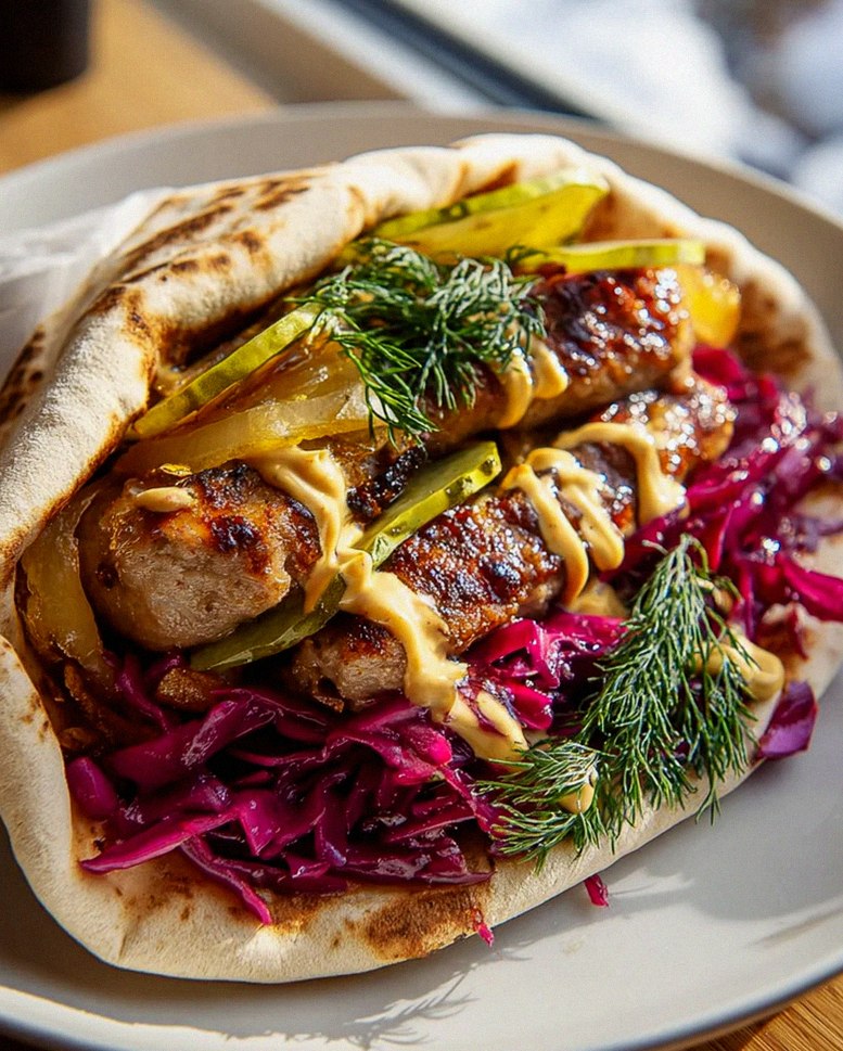 Weihnachtsmarkt Hähnchenbratwurst Wraps: Dein Wintergenuss! – Schritt 1