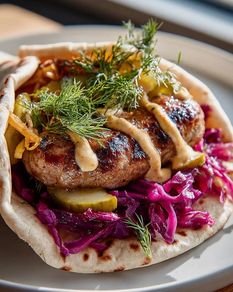 Weihnachtsmarkt Hähnchenbratwurst Wraps: Dein Wintergenuss! – Schritt 2