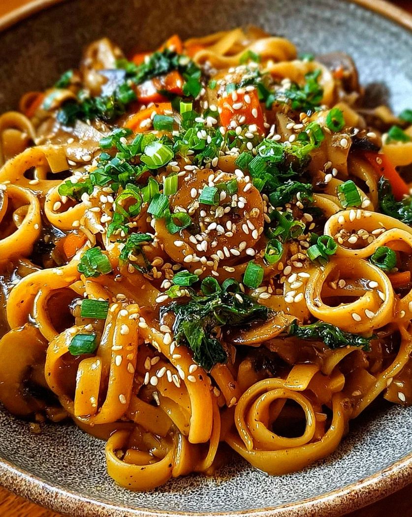 Würzige Miso Pasta